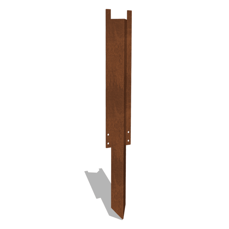 kolec ziemny długi Stal kortenowska XL 45 cm