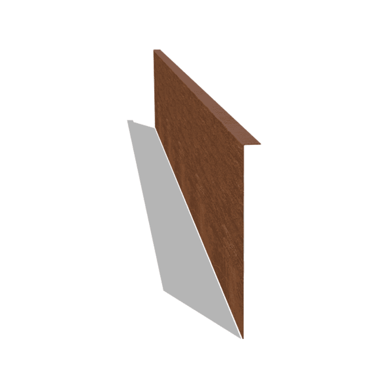 Odgięte obrzeże ogrodowe ze stali corten 34 cm (długość 240 cm)