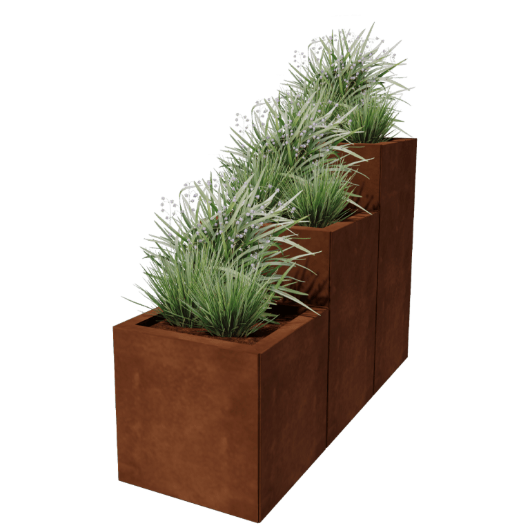 Donica ze stali corten Miami special III 40