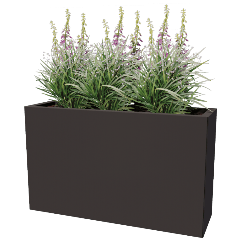 Donica stal malowana proszkowo Texas 30 x 100 cm