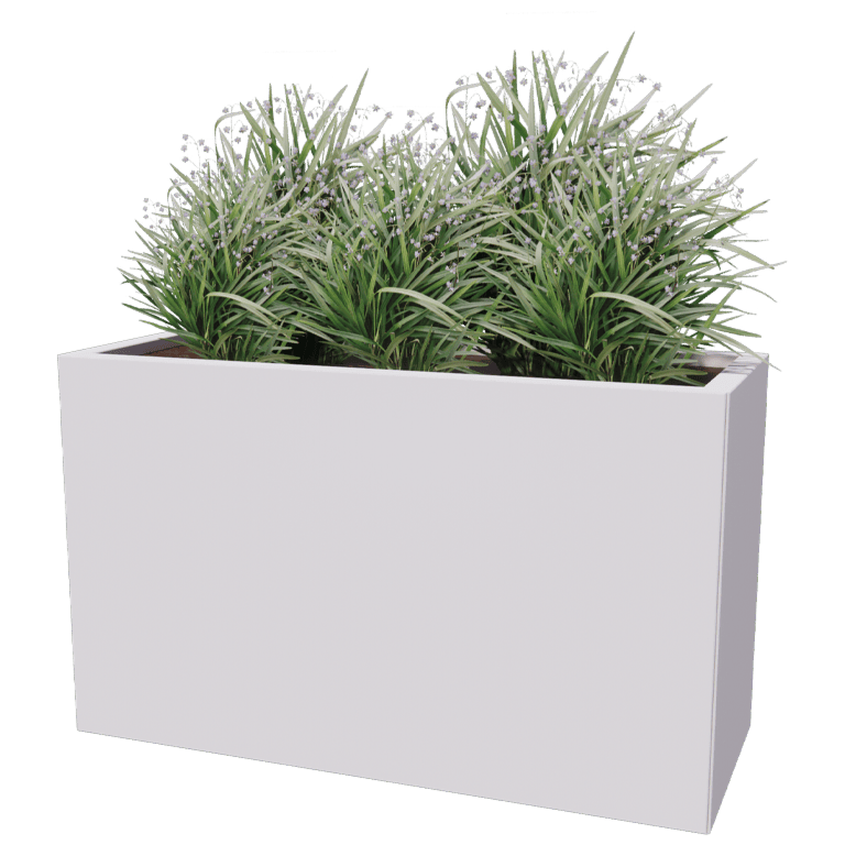 Donica stal malowana proszkowo Texas 40 x 100 cm