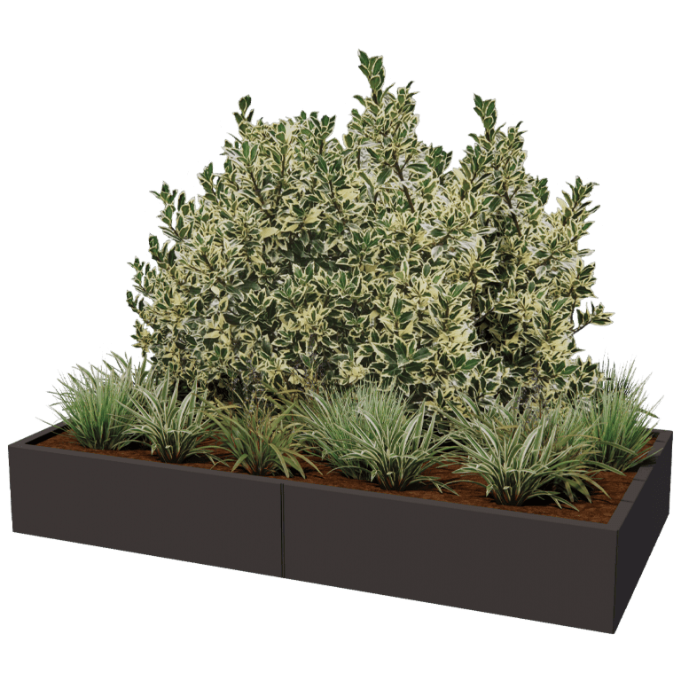 Donica stal malowana proszkowo Texas xxl 200 x 100 cm