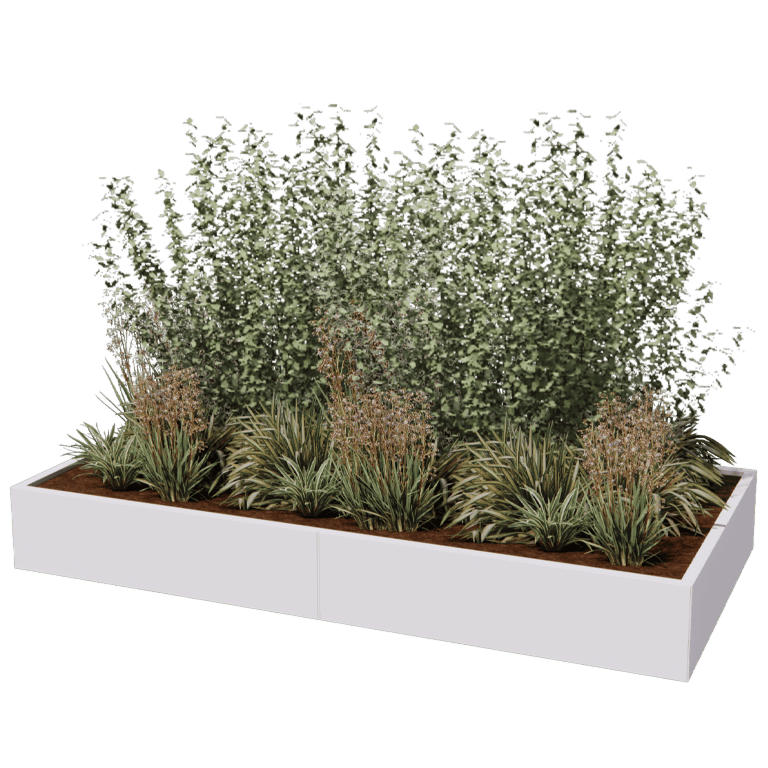Donica stal malowana proszkowo Texas xxl 240 x 120 cm