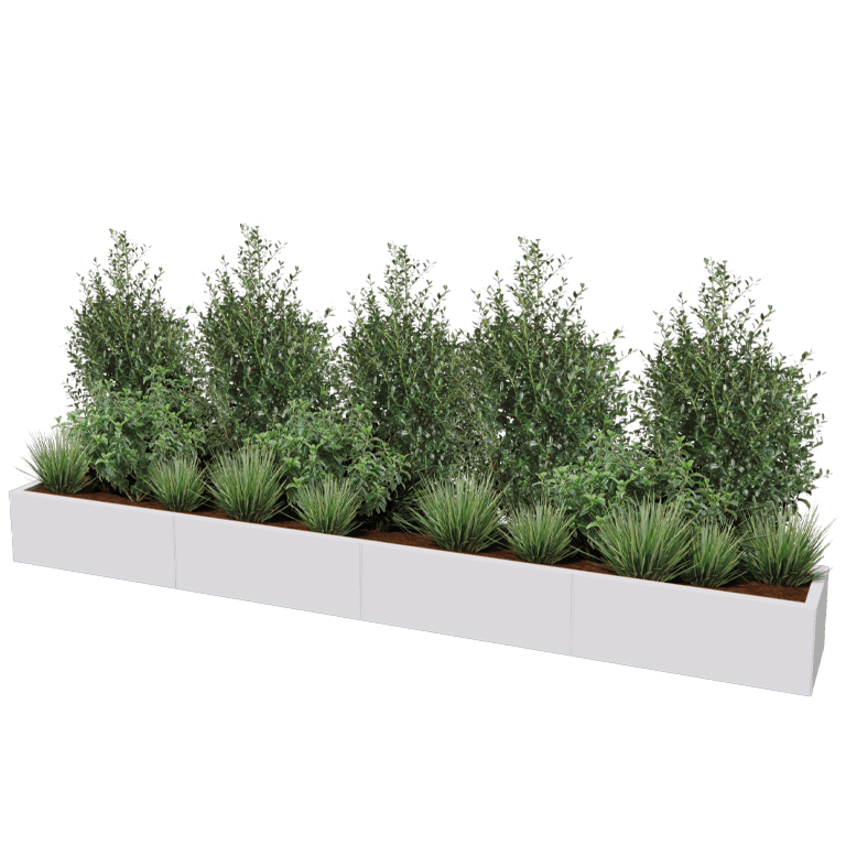 Donica stal malowana proszkowo Texas xxl 320 x 40 cm