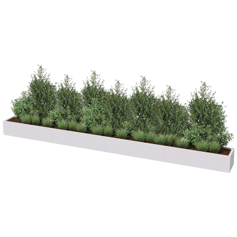 Donica stal malowana proszkowo Texas xxl 480 x 40 cm