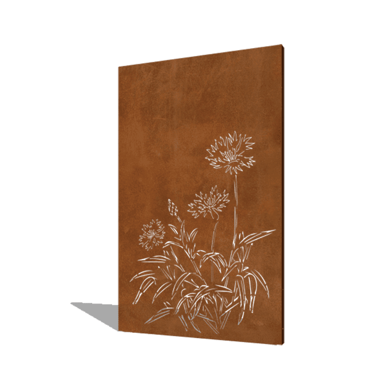 Chaber stal kortenowska 120 x 6 x 190 cm