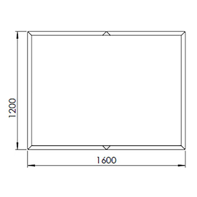 Donica ze stali corten Texas xxl 160 x 120 cm