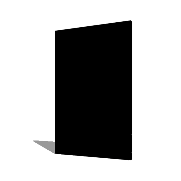 Panel malowana proszkowo podstawa 120 x 6 x 190 cm