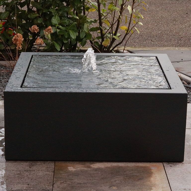 Fontanna aluminium 100 x 100 x 40 cm