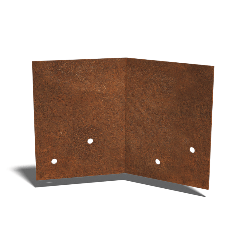 płyta łącząca Stal Corten 45º warstwa 12 - 15 cm
