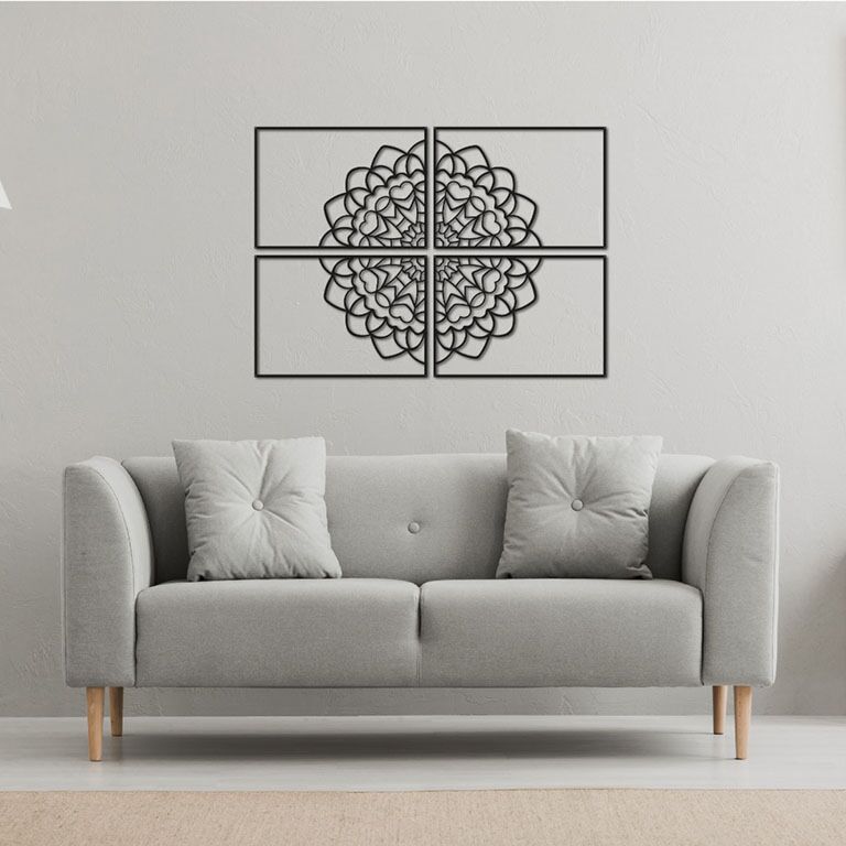 Metalowa dekoracja ścienna Mandala *OP=OP