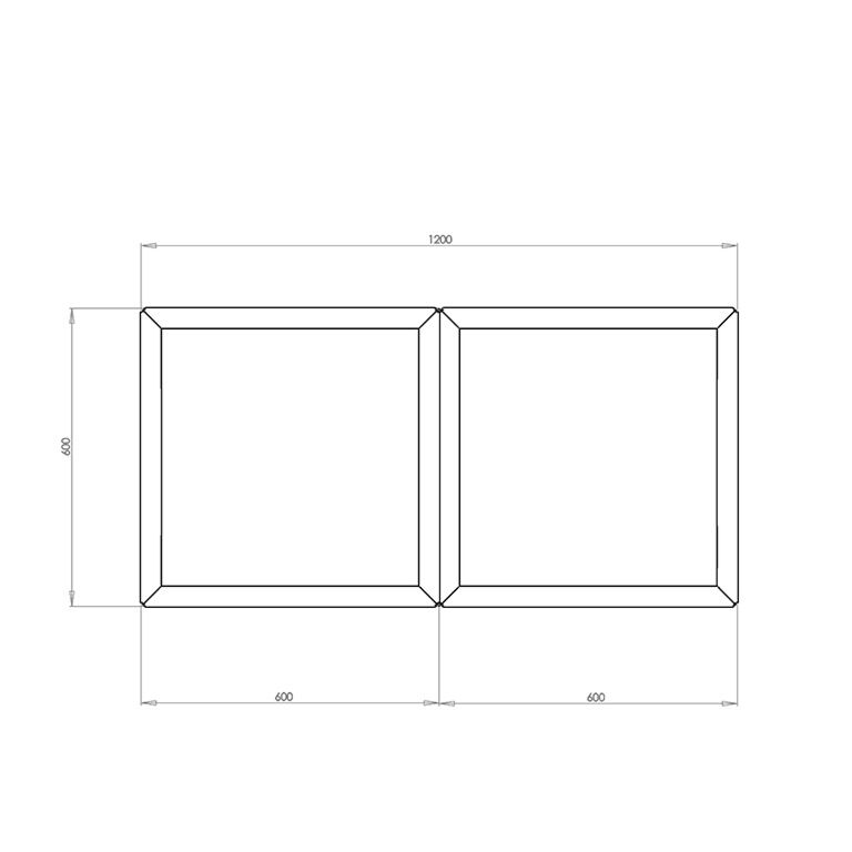 Donica ze stali corten Miami special II 60