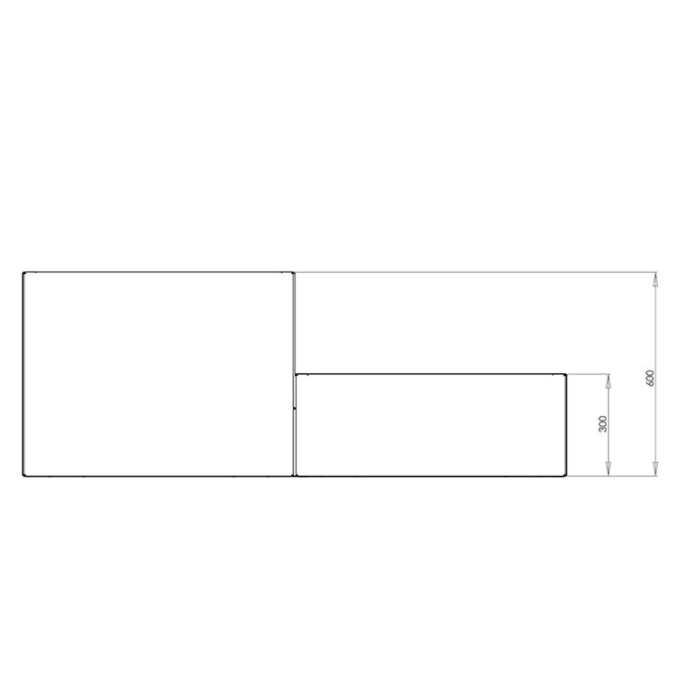 Donica ze stali corten Miami special II 60
