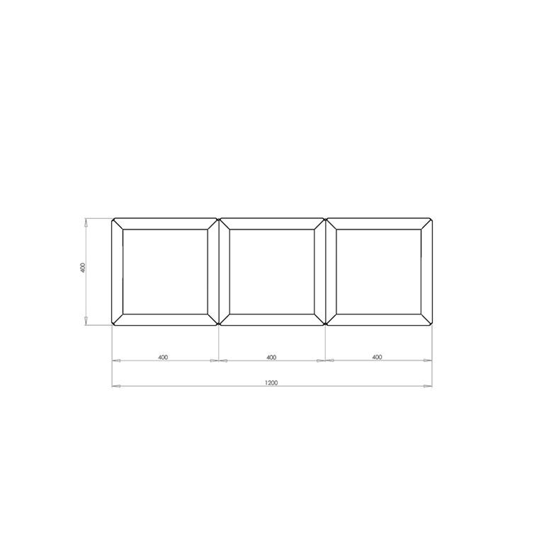 Donica ze stali corten Miami special III 40