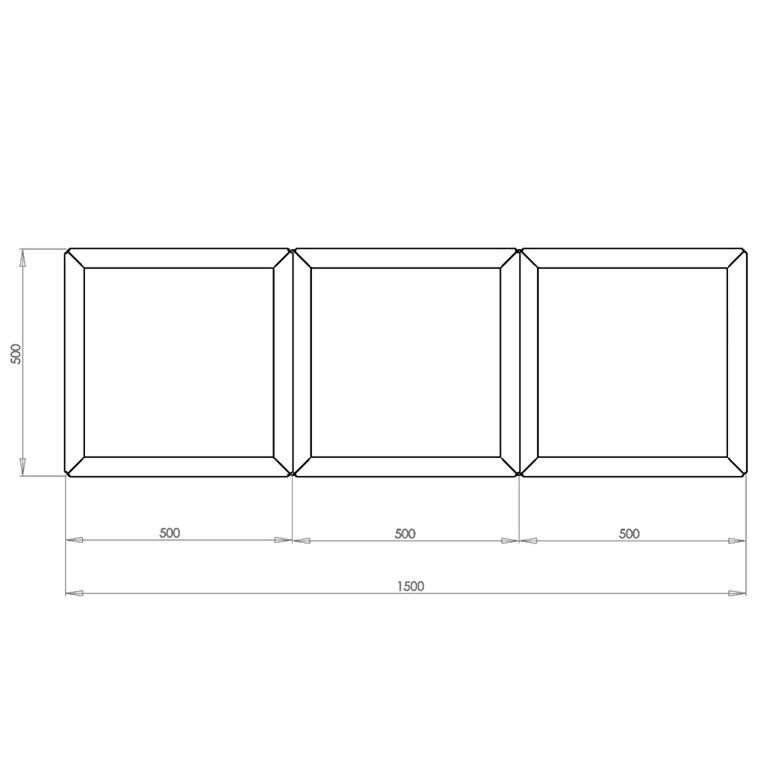 Donica ze stali corten Miami special III 50