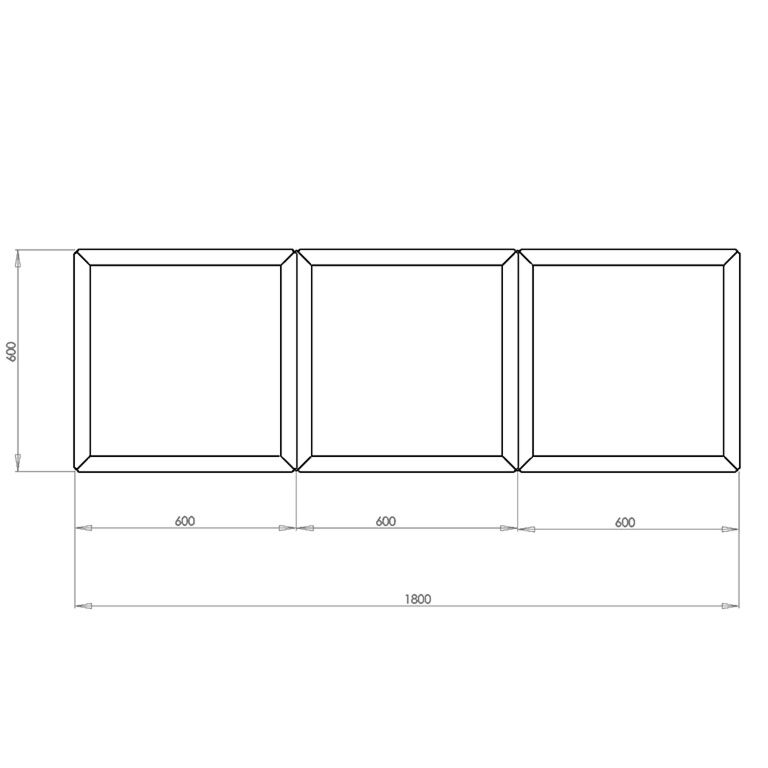 Donica ze stali corten Miami special III 60
