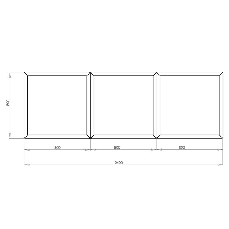Donica ze stali corten Miami special III 80