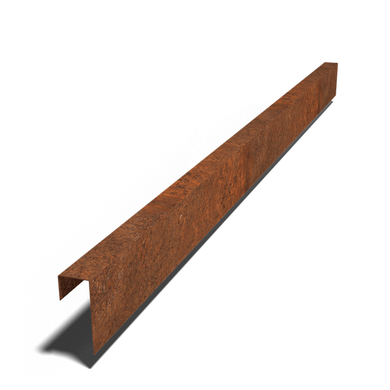 Profil U-kształtny ze stali corten 15 x 6 x 5 cm (długość 240 cm)