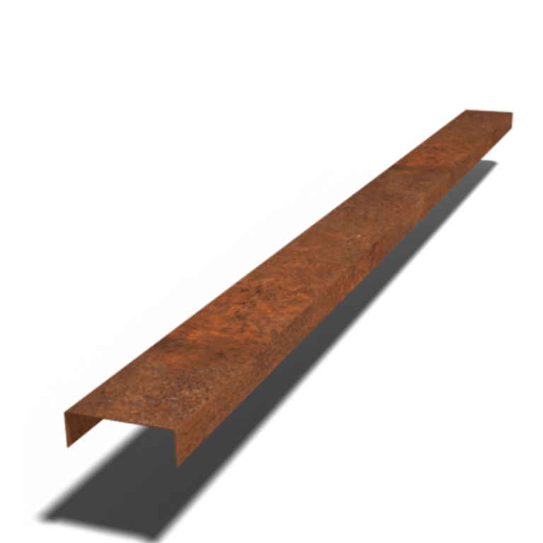 Profil U-kształtny ze stali corten 5 x 15 x 5 cm (długość 240 cm)