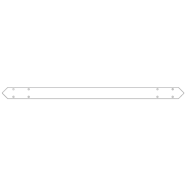 łącznik płyty dennej Stal ocynkowana 120 cm
