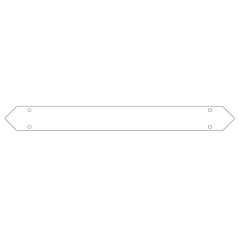 łącznik płyty dennej Stal ocynkowana 70 cm
