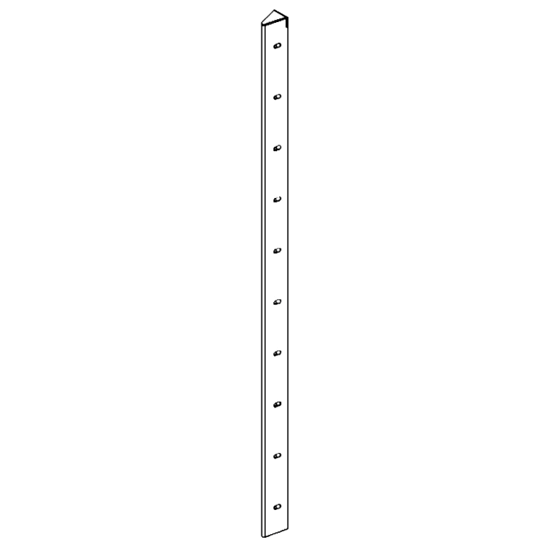 Element narożny stal malowana proszkowo 30° 100 cm