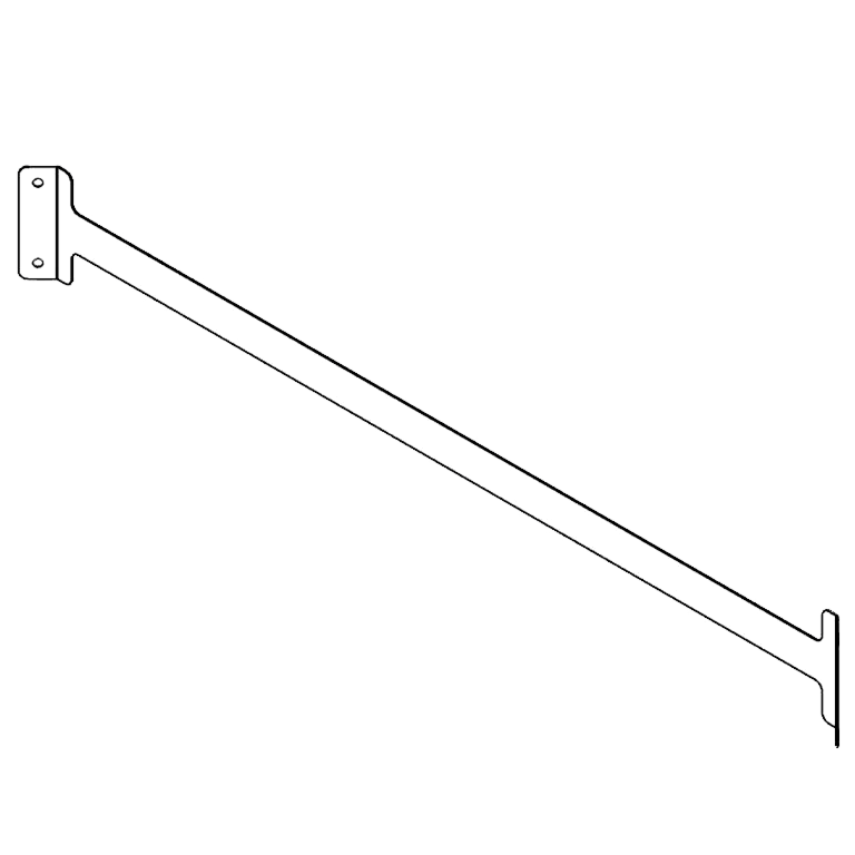 wspornik łączący Stal ocynkowana 120 cm