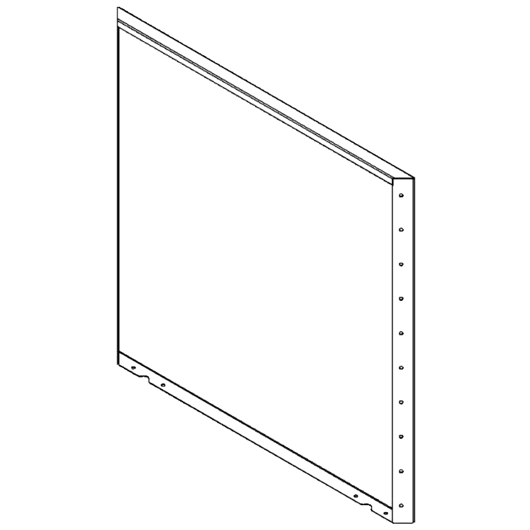 panel Stal kortenowska 100 x 100 cm