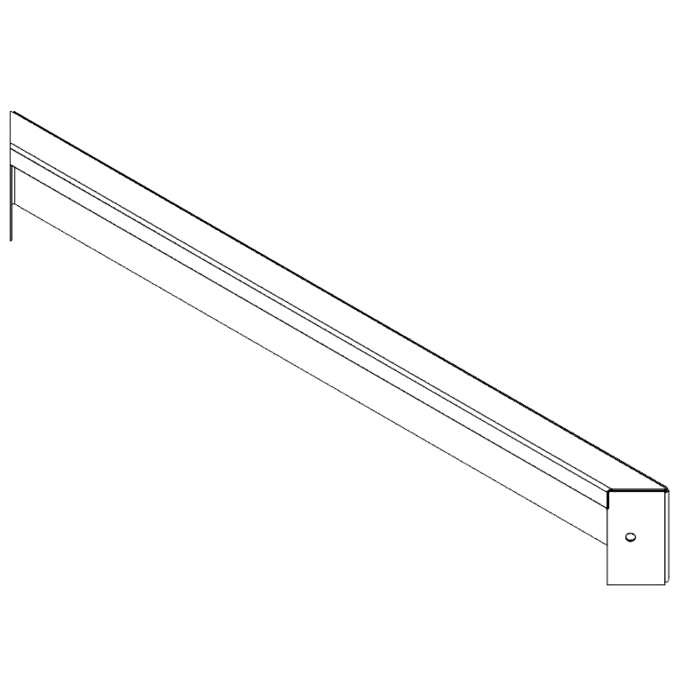 Panel stal malowana proszkowo 10 x 80 cm