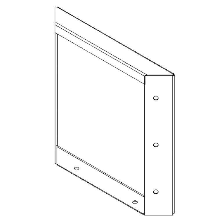 panel Stal kortenowska 30 x 30 cm