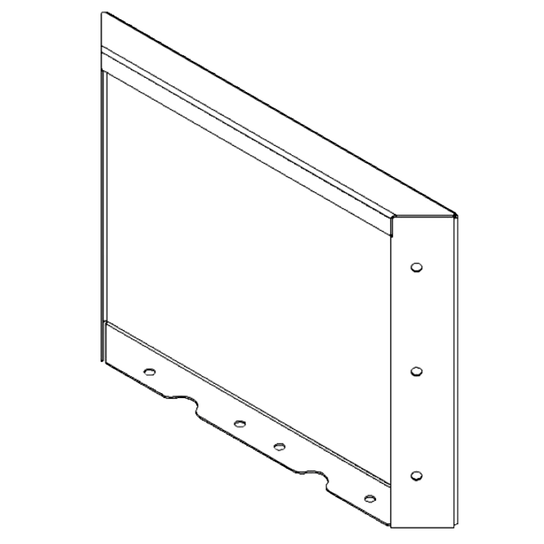 Panel stal malowana proszkowo 30 x 40 cm