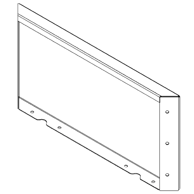 panel Stal kortenowska 30 x 60 cm