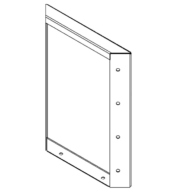 panel Stal kortenowska 40 x 30 cm