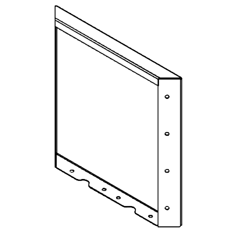 panel Stal kortenowska 40 x 40 cm