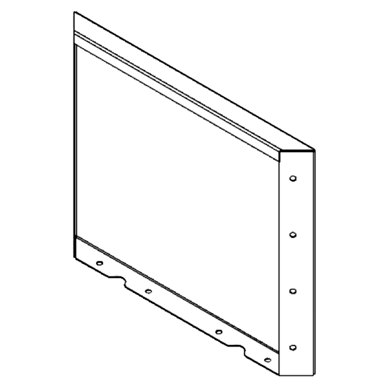Panel stal malowana proszkowo 40 x 50 cm