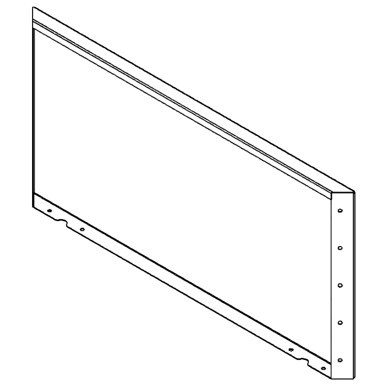 panel Stal malowana proszkowo 50 x 100 cm