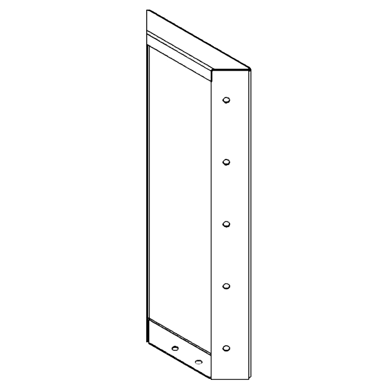panel Stal kortenowska 50 x 20 cm