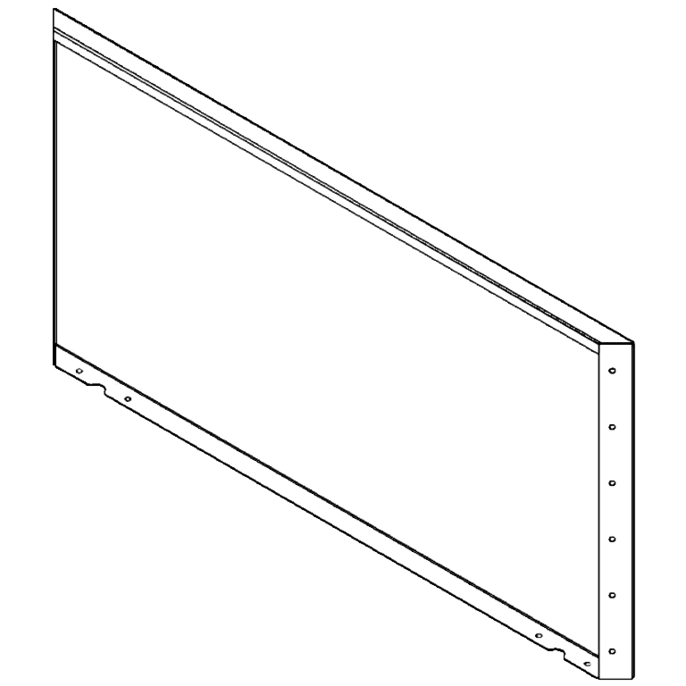 Panel stal malowana proszkowo 60 x 120 cm