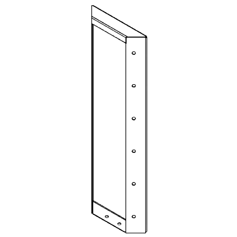 panel Stal kortenowska 60 x 20 cm
