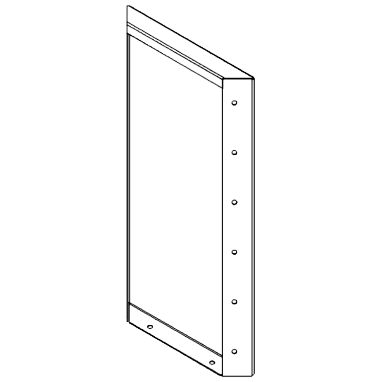 panel Stal kortenowska 60 x 30 cm