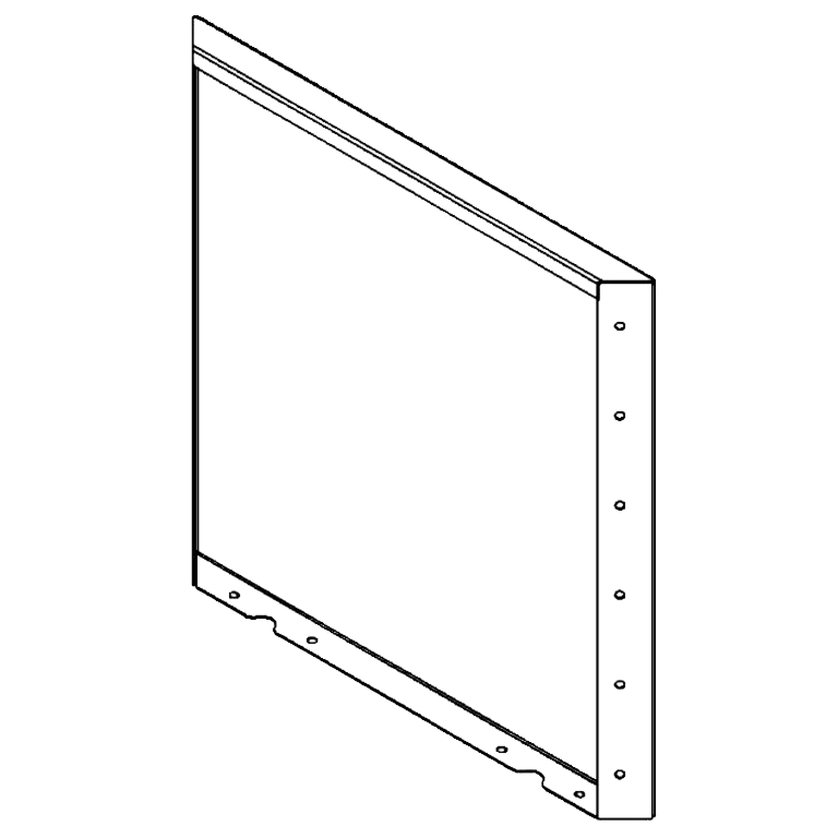 panel Stal corten 60 x 60 cm