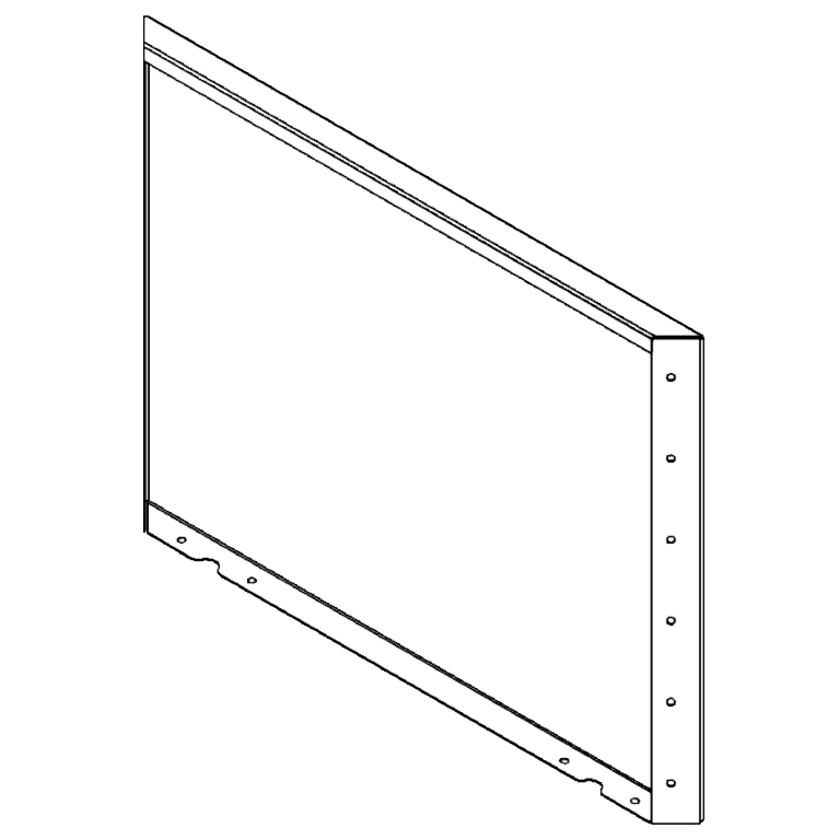 panel Stal kortenowska 60 x 80 cm