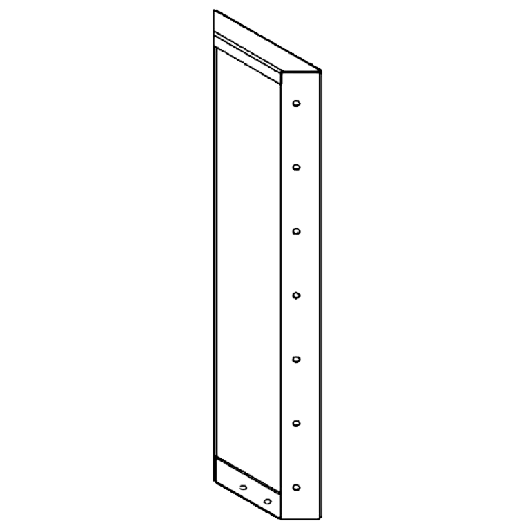 panel Stal kortenowska 70 x 20 cm