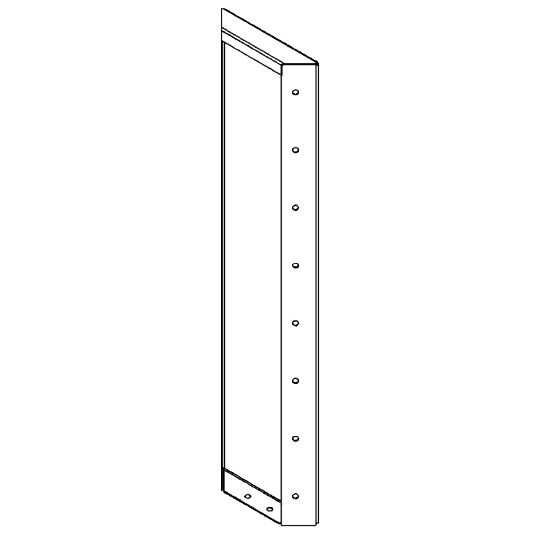 panel Stal kortenowska 80 x 20 cm