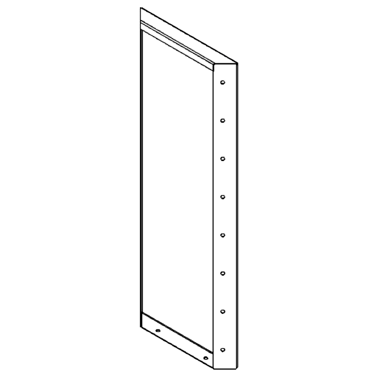 panel Stal kortenowska 80 x 30 cm