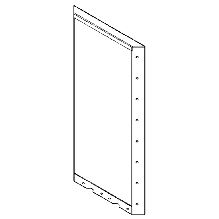 panel Stal kortenowska 80 x 40 cm