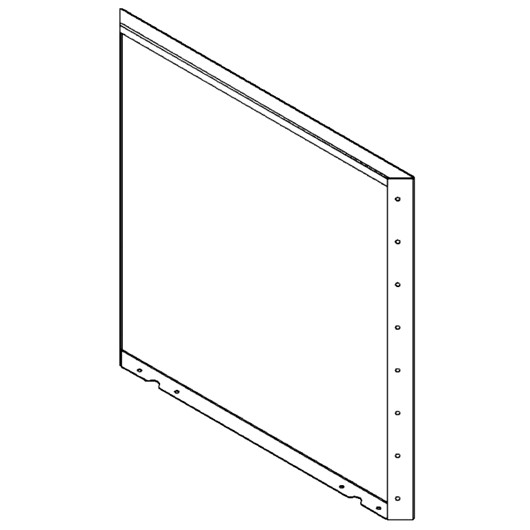 panel Stal kortenowska 80 x 80 cm