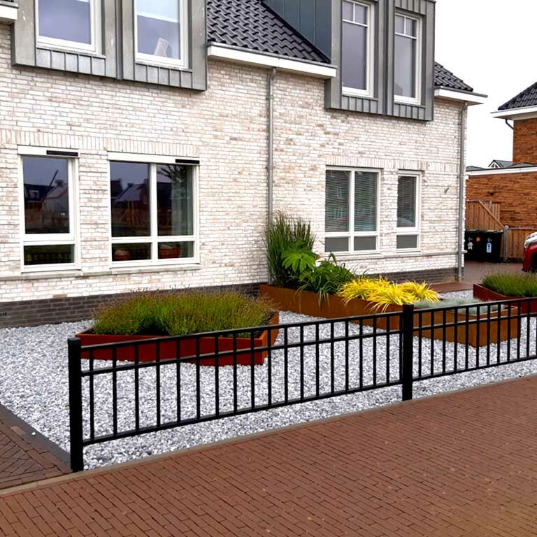 Donica ze stali corten Texas xxl 400 x 100 cm