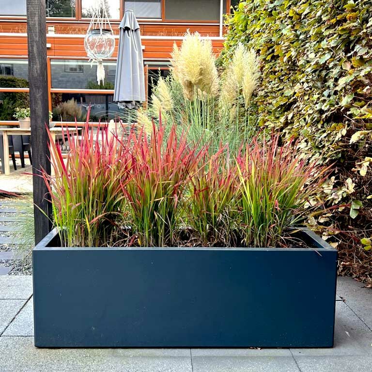 Donica stal malowana proszkowo Texas 40 x 120 cm