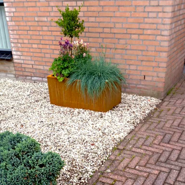 Donica ze stali corten Texas 50 x 80 cm